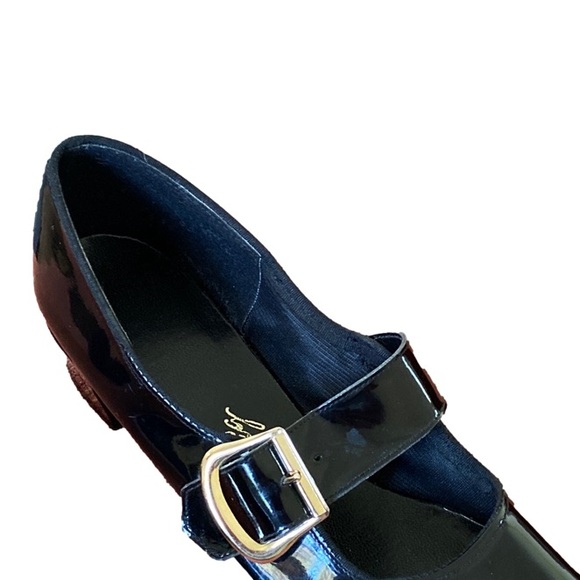 L. G. Haig Shoes Mary Jane Block Heel Rounded Toe Black Women’s Size 7 - Picture 5 of 7